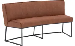 Goossens excellent eetkamerbank tom bruin micro leer - 8234783-goossens-excellent-tom-eetkamerstoel-micro-leer-bruin-01
