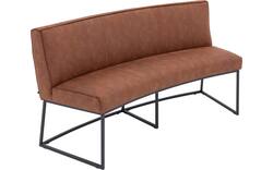 Goossens excellent eetkamerbank tom bruin micro leer - 8234783-goossens-excellent-tom-eetkamerstoel-micro-leer-bruin-01
