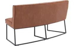 Goossens excellent eetkamerbank tom bruin micro leer - 8234783-goossens-excellent-tom-eetkamerstoel-micro-leer-bruin-01