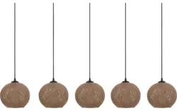 Goossens hanglamp noanne bruin touw - 8234784-goossens-noanne-e27-max-18-watt-02
