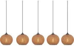Goossens hanglamp noanne bruin touw - 8234784-goossens-noanne-e27-max-18-watt-02