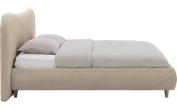 Goossens bedframe pecaro beige stof - 8234796-goossens-pecaro-bedframe-stof-01