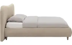 Goossens bedframe pecaro beige stof - 8234796-goossens-pecaro-bedframe-stof-01