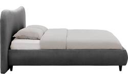 Goossens bedframe pecaro grijs stof - 8234797-goossens-pecaro-bedframe-stof-01