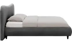 Goossens bedframe pecaro grijs stof - 8234797-goossens-pecaro-bedframe-stof-01