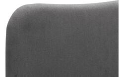 Goossens bedframe pecaro grijs stof - 8234797-goossens-pecaro-bedframe-stof-01
