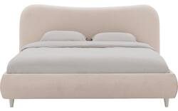 Goossens bedframe pecaro beige stof - 8234798-goossens-pecaro-bedframe-stof-01