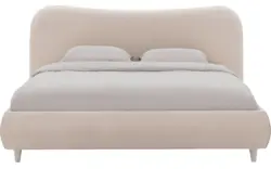 Goossens bedframe pecaro beige stof - 8234798-goossens-pecaro-bedframe-stof-01