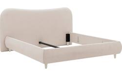 Goossens bedframe pecaro beige stof - 8234798-goossens-pecaro-bedframe-stof-01
