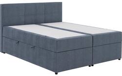 Goossens basic boxspring compleet store storage box blauw stof - 8234799-goossens-basic-store-storage-box-boxspring-compleet-stof-01