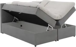 Goossens basic boxspring compleet store storage box grijs stof - 8234800-goossens-basic-store-storage-box-boxspring-compleet-stof-01