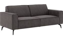 Goossens zitbank hercules grijs microvezel - 8235065-goossens-hercules-bank-microvezel-grijs-01