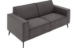 Goossens zitbank hercules grijs microvezel - 8235068-goossens-hercules-bank-microvezel-grijs-01