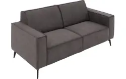 Goossens zitbank hercules grijs microvezel - 8235068-goossens-hercules-bank-microvezel-grijs-01