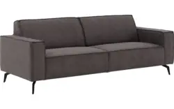 Goossens zitbank hercules grijs microvezel - 8235069-goossens-hercules-bank-microvezel-grijs-01