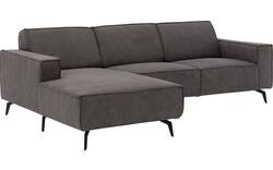 Goossens loungebank hercules grijs microvezel - 8235070-goossens-hercules-bank-microvezel-grijs-01