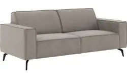 Goossens zitbank hercules grijs microvezel - 8235074-goossens-hercules-bank-microvezel-grijs-01