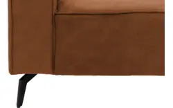 Goossens loungebank hercules bruin microvezel - 8235090-goossens-hercules-bank-microvezel-bruin-01
