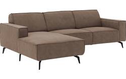 Goossens loungebank hercules bruin microvezel - 8235093-goossens-hercules-bank-microvezel-bruin-01