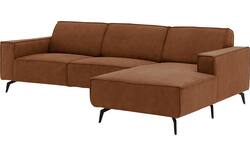 Goossens loungebank hercules bruin microvezel - 8235106-goossens-hercules-bank-microvezel-bruin-01