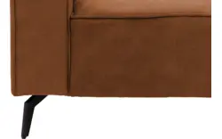 Goossens loungebank hercules bruin microvezel - 8235106-goossens-hercules-bank-microvezel-bruin-01