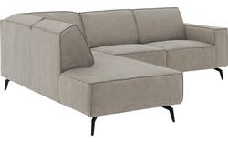 Goossens hoekbank hercules grijs microvezel - 8235115-goossens-hercules-bank-microvezel-grijs-01