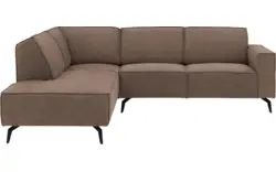 Goossens hoekbank hercules bruin microvezel - 8235116-goossens-hercules-bank-microvezel-bruin-01
