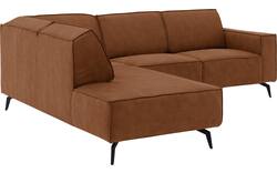 Goossens hoekbank hercules bruin microvezel - 8235117-goossens-hercules-bank-microvezel-bruin-01