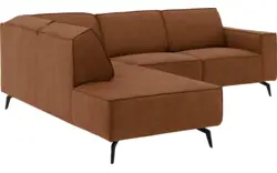 Goossens hoekbank hercules bruin microvezel - 8235117-goossens-hercules-bank-microvezel-bruin-01