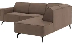 Goossens hoekbank hercules bruin microvezel - 8235119-goossens-hercules-bank-microvezel-bruin-01