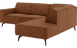 Goossens hoekbank hercules bruin microvezel - 8235120-goossens-hercules-bank-microvezel-bruin-01