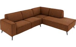Goossens hoekbank hercules bruin microvezel - 8235120-goossens-hercules-bank-microvezel-bruin-01