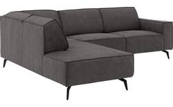 Goossens hoekbank hercules grijs microvezel - 8235121-goossens-hercules-bank-microvezel-grijs-01