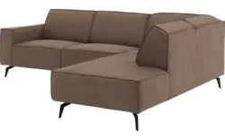 Goossens hoekbank hercules bruin microvezel - 8235127-goossens-hercules-bank-microvezel-bruin-01