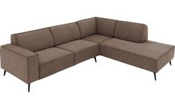 Goossens hoekbank hercules bruin microvezel - 8235127-goossens-hercules-bank-microvezel-bruin-01