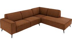 Goossens hoekbank hercules bruin microvezel - 8235128-goossens-hercules-bank-microvezel-bruin-01