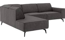 Goossens hoekbank hercules grijs microvezel - 8235129-goossens-hercules-bank-microvezel-grijs-01