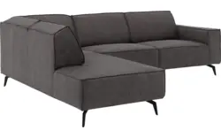 Goossens hoekbank hercules grijs microvezel - 8235129-goossens-hercules-bank-microvezel-grijs-01