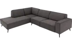 Goossens hoekbank hercules grijs microvezel - 8235129-goossens-hercules-bank-microvezel-grijs-01