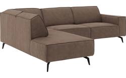 Goossens hoekbank hercules bruin microvezel - 8235131-goossens-hercules-bank-microvezel-bruin-01