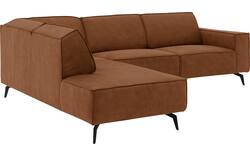 Goossens hoekbank hercules bruin microvezel - 8235132-goossens-hercules-bank-microvezel-bruin-01