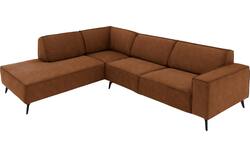 Goossens hoekbank hercules bruin microvezel - 8235132-goossens-hercules-bank-microvezel-bruin-01