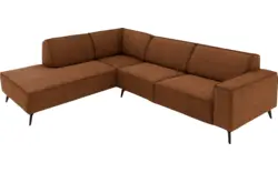 Goossens hoekbank hercules bruin microvezel - 8235132-goossens-hercules-bank-microvezel-bruin-01
