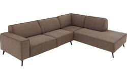 Goossens hoekbank hercules bruin microvezel - 8235135-goossens-hercules-bank-microvezel-bruin-01