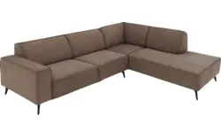 Goossens hoekbank hercules bruin microvezel - 8235135-goossens-hercules-bank-microvezel-bruin-01