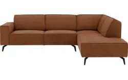 Goossens hoekbank hercules bruin microvezel - 8235136-goossens-hercules-bank-microvezel-bruin-01