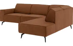 Goossens hoekbank hercules bruin microvezel - 8235136-goossens-hercules-bank-microvezel-bruin-01