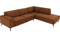 Goossens hoekbank hercules bruin microvezel - 8235136-goossens-hercules-bank-microvezel-bruin-01