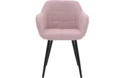 Goossens basic eetkamerstoel lize roze stof - 8235235-goossens-basic-lize-eetkamerstoel-stof-roze-01