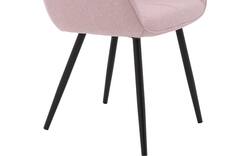 Goossens basic eetkamerstoel lize roze stof - 8235235-goossens-basic-lize-eetkamerstoel-stof-roze-01